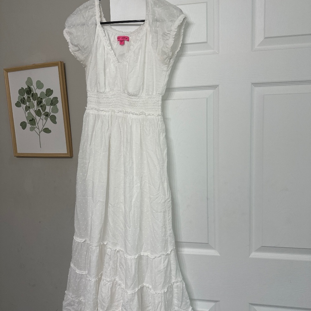 Betsy Johnson white dress